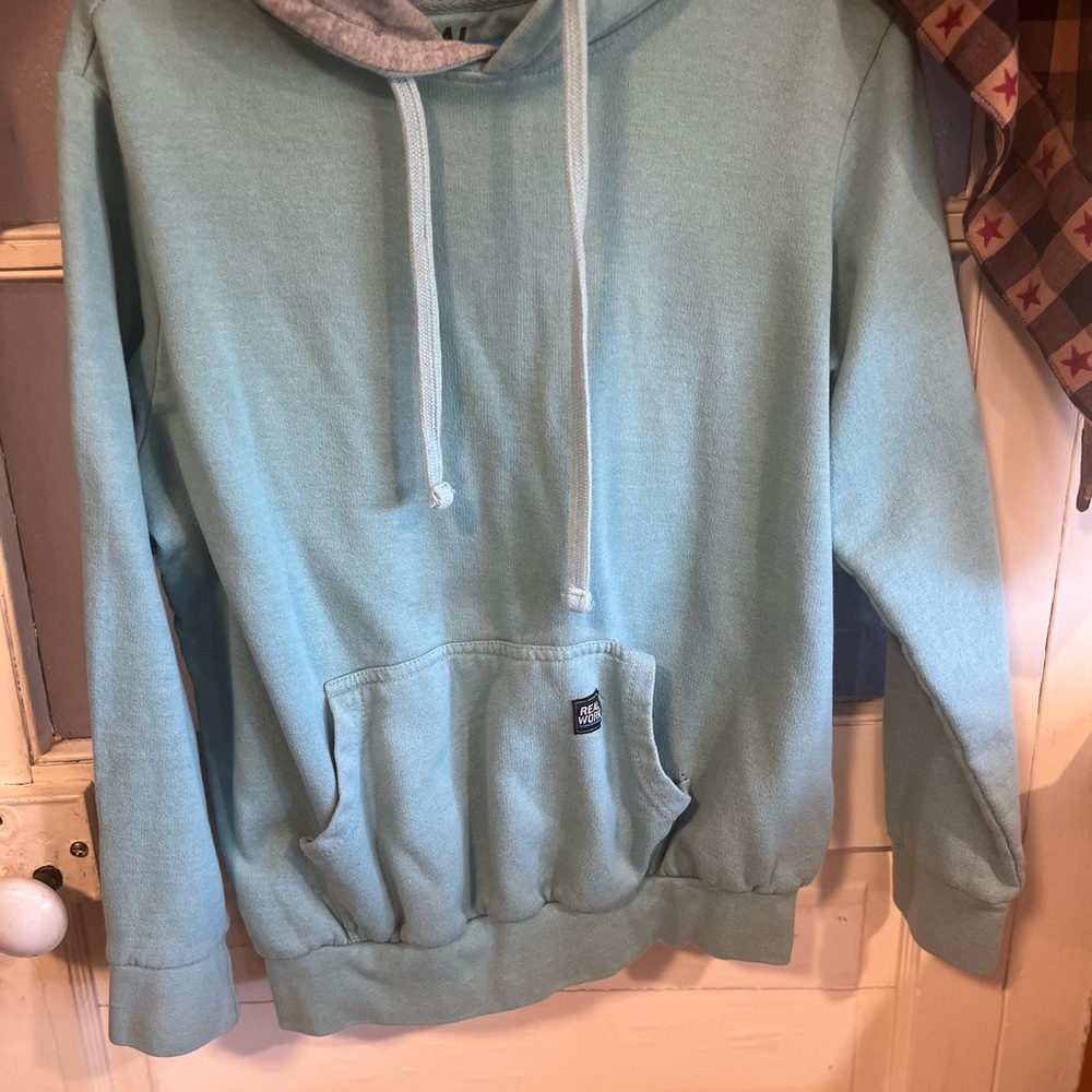 Light Aqua Women's Pullover Hoodie Sweatshirt